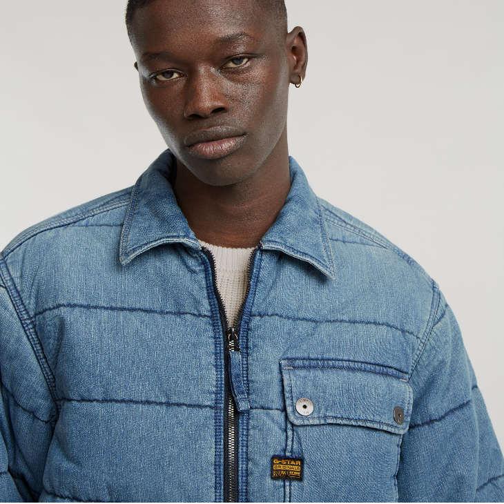 G-STAR RAW (ジースターロゥ) PADDED ZIP BOMBER (パッデッド ジップ