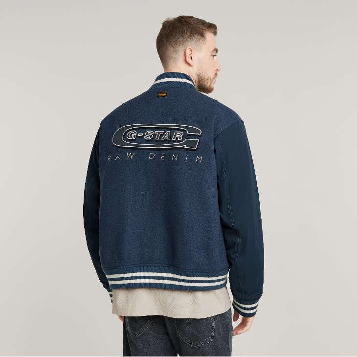 G-STAR RAW (ジースターロゥ) VARSITY WOOL BOMBER (バーシティウール
