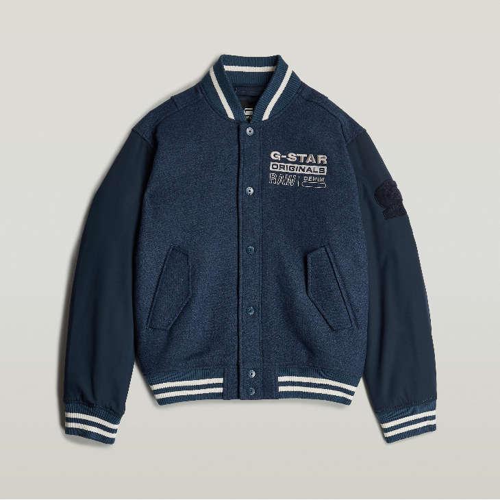 G-STAR RAW (ジースターロゥ) VARSITY WOOL BOMBER (バーシティウール