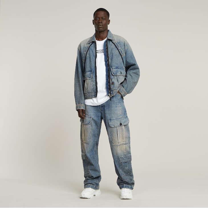G-STAR RAW (ジースターロゥ) BEND 3D CARGO LOOSE JEANS (ベンド 3D 