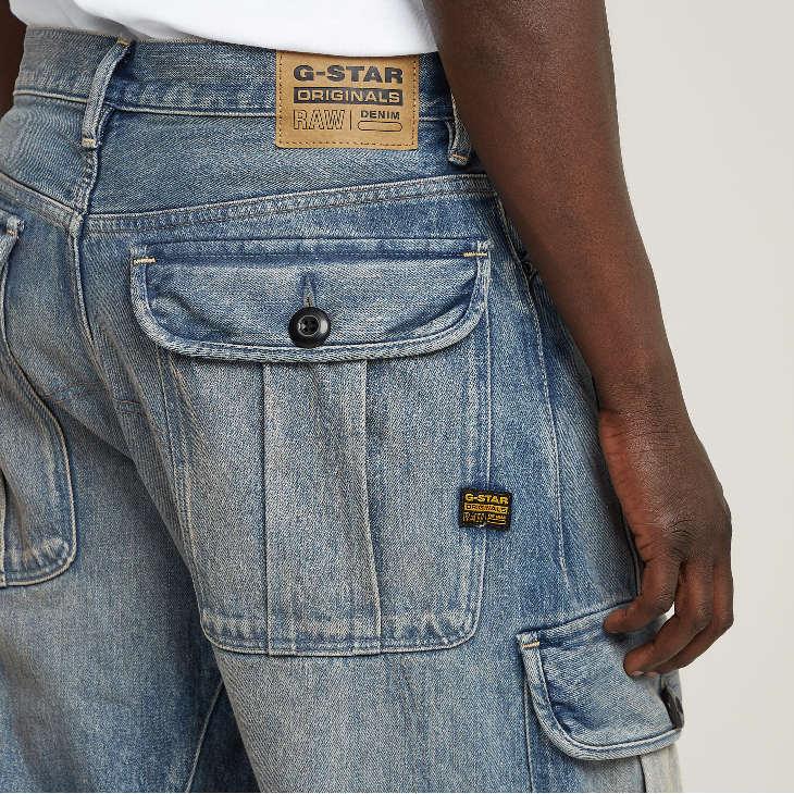 G-STAR RAW (ジースターロゥ) BEND 3D CARGO LOOSE JEANS (ベンド 3D