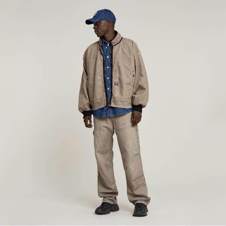 G-STAR RAW (ジースターロゥ) OVERSIZEED DENIM BOMBER
