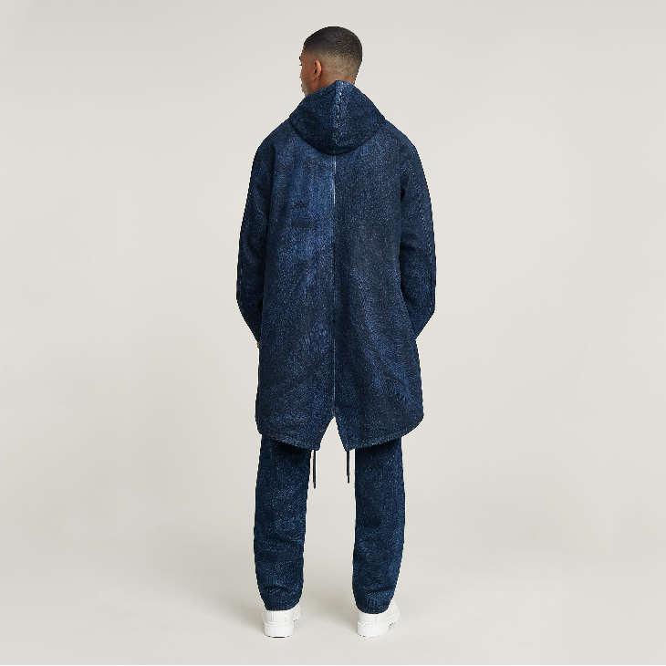 【極美品】G-STAR RAW モッズコート パーカー Sサイズ 紺 ネイビー G-Star RAW｜【公式ショップ】FISHTAIL PARKA/フィッシュテール