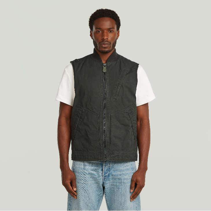 G-STAR RAW (ジースターロゥ) DUTY CANVAS VEST (デューティ