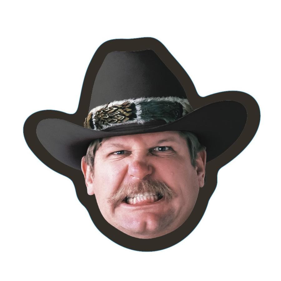 スタン・ハンセンダイカットクッション : ジャイアント馬場王道