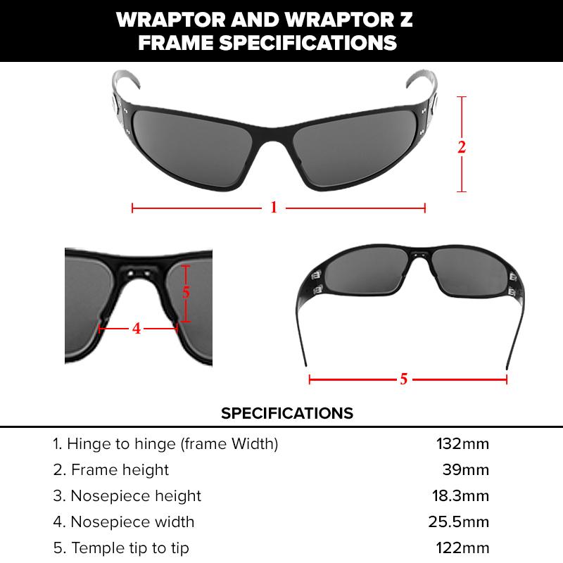 GATORZ WRAPTOR ANSIz87+ MILSPEC BALLISTIC セラコートブラック