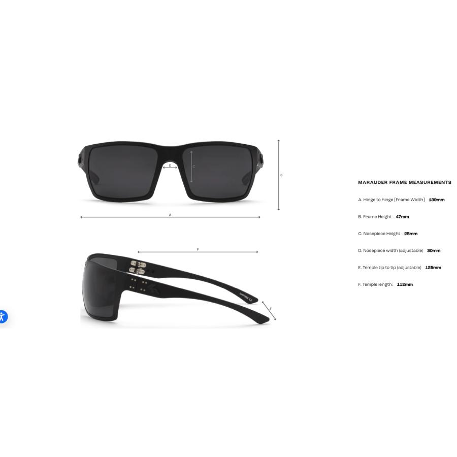 GATORZ MARAUDER Green Mirror Polarized, Black Cerakote w GATORZ MARAUDER Green Mirror Polarized, Black Cerakote w