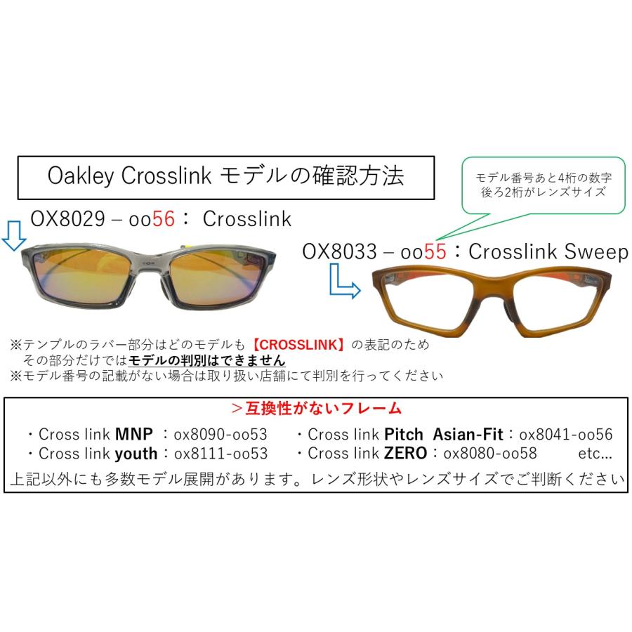 OAKLEY（オークリー） クロスリンクスウィープ 交換 レンズ 偏光