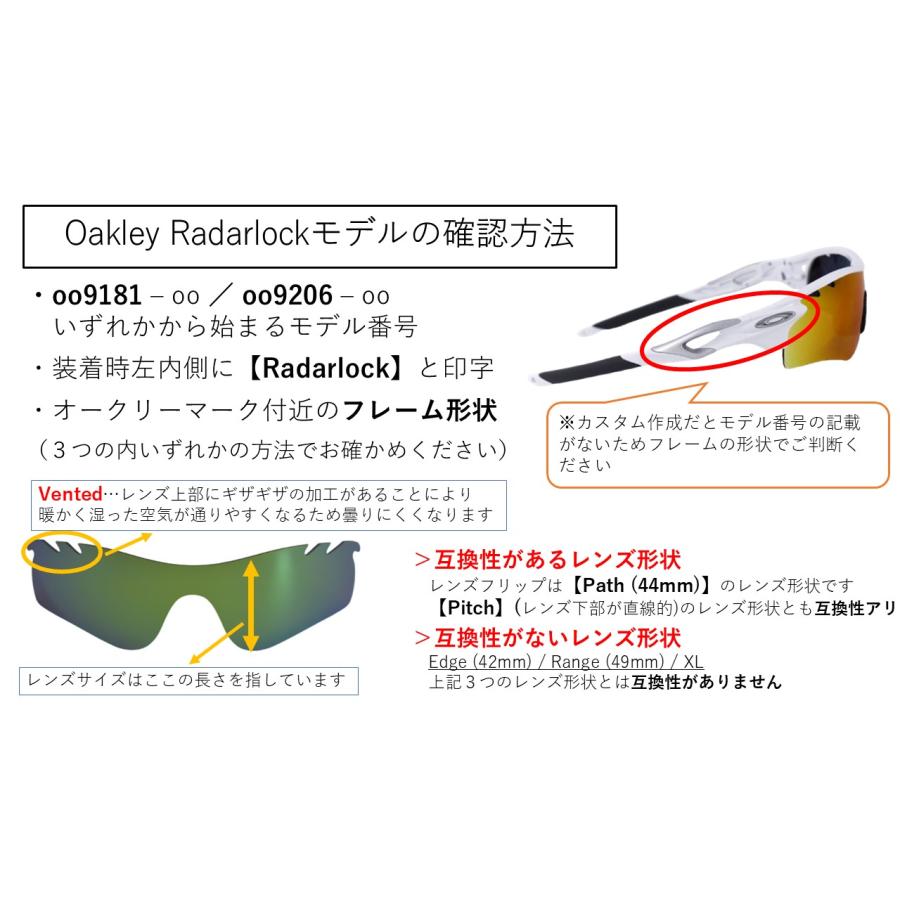 RadarLock Path オークリー レーダーロック パス 交換 レンズ RadarLock Path オークリー レーダーロック パス 交換 レンズ