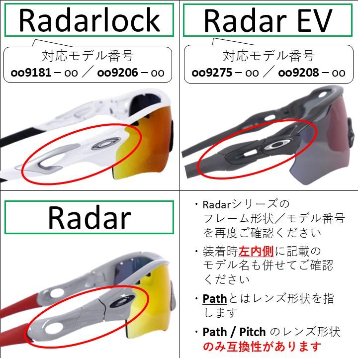 Radar EV Path オークリー レーダー パス 交換レンズ 偏光 レンズ