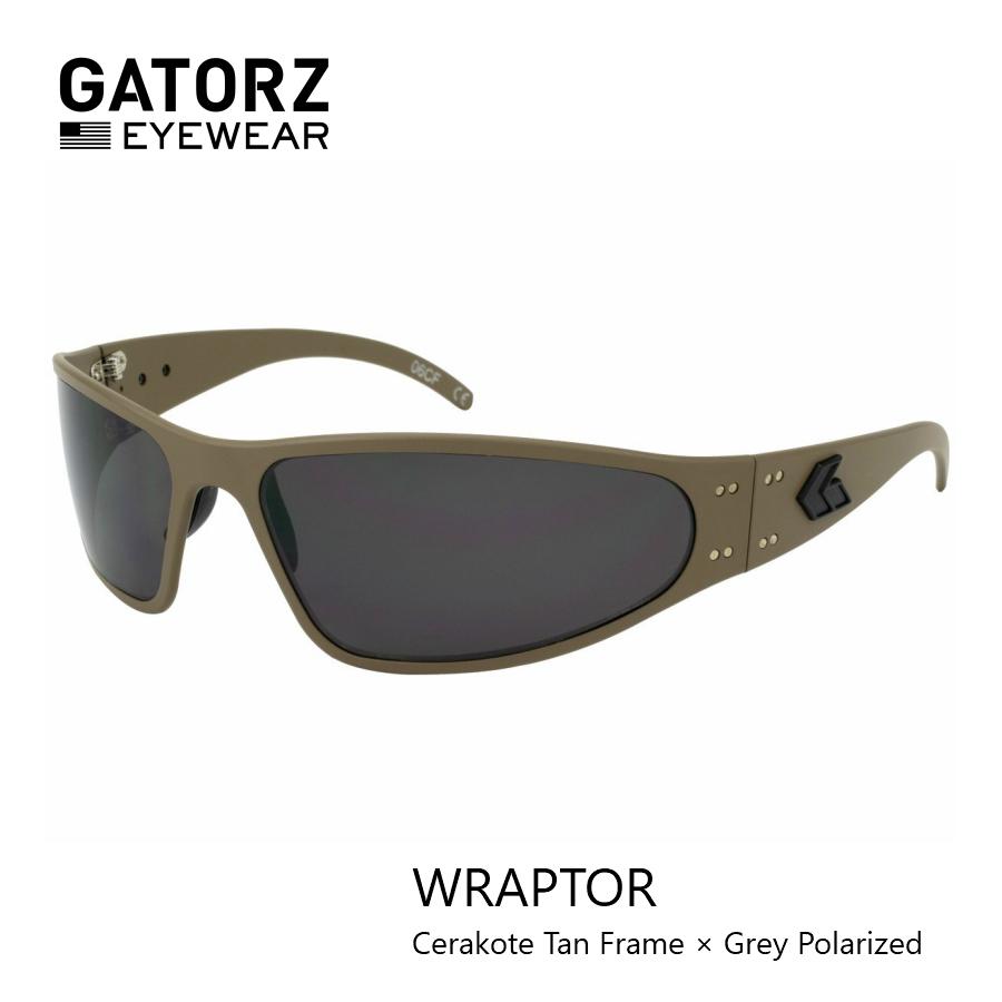 GATORZ WRAPTOR CERAKOTE TAN FRAME x SMOKE POLARIZED GATORZ WRAPTOR CERAKOTE TAN FRAME x SMOKE POLARIZED