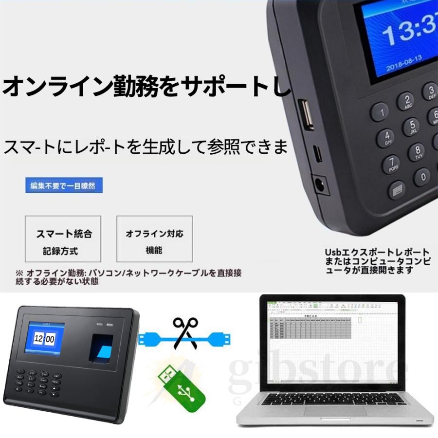 タイムレコーダー　勤怠管理　指紋認証 タイムレコーダー 勤怠管理機 指紋認証 IDカード認証 パスワード