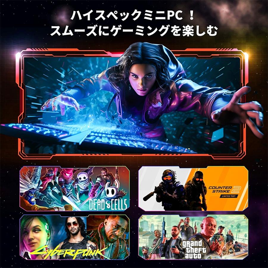 ミニPC ミニパソコン windows11 mini pc 本体 16GB 1TB デスクトップ