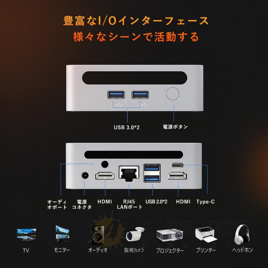 ミニPC 新品 ミニパソコン windows11 Pro Office付き AMD高性能CPU