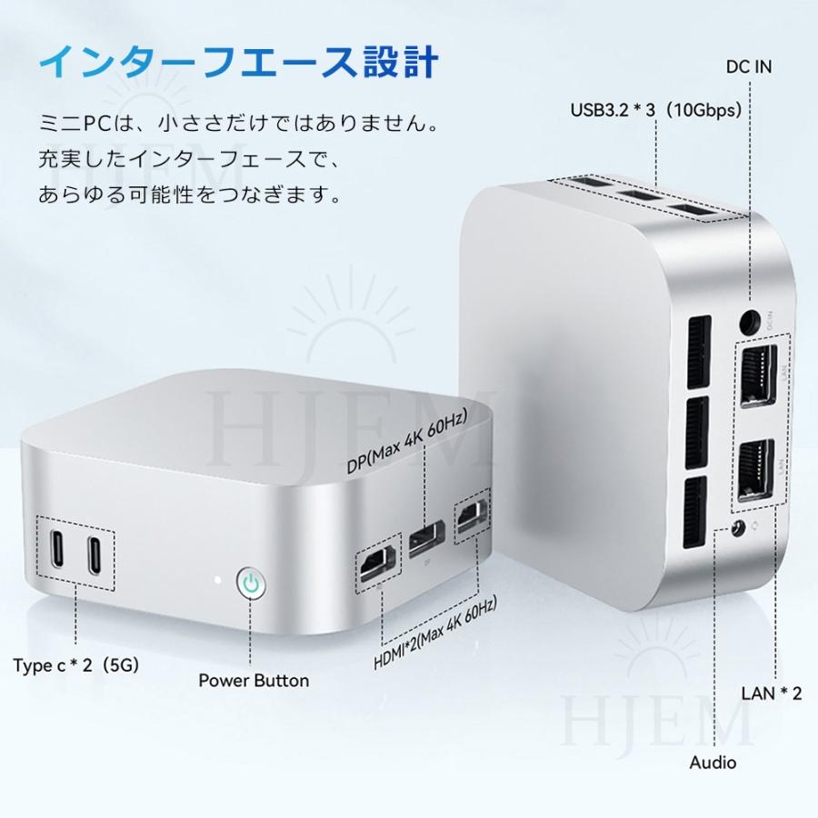 ミニPC 新品 windows11 mini pc パソコン office付き 第14代高性能CPU