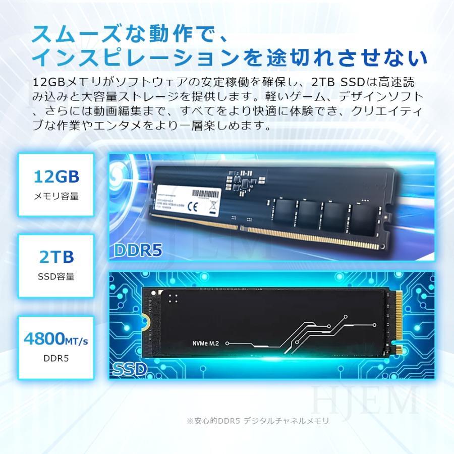 ミニPC 新品 windows11 mini pc パソコン office付き 第14代高性能CPU