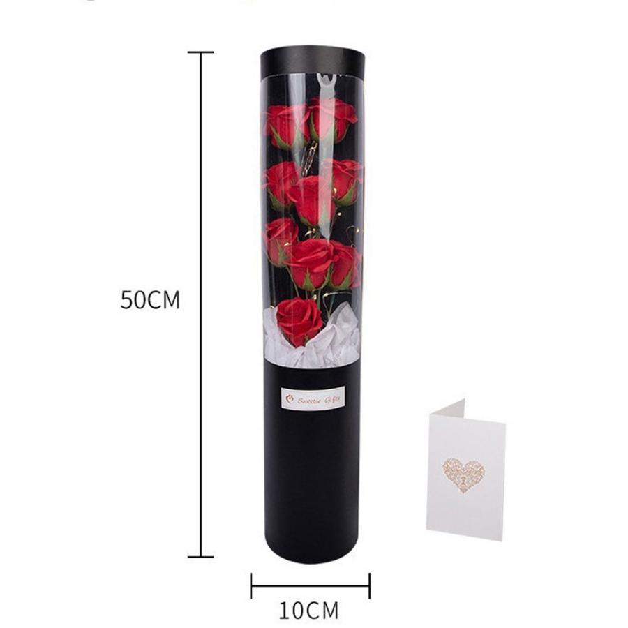 ソープフラワー 薔薇バラ 枯れない花 ギフトボックス ローズ花束 造花