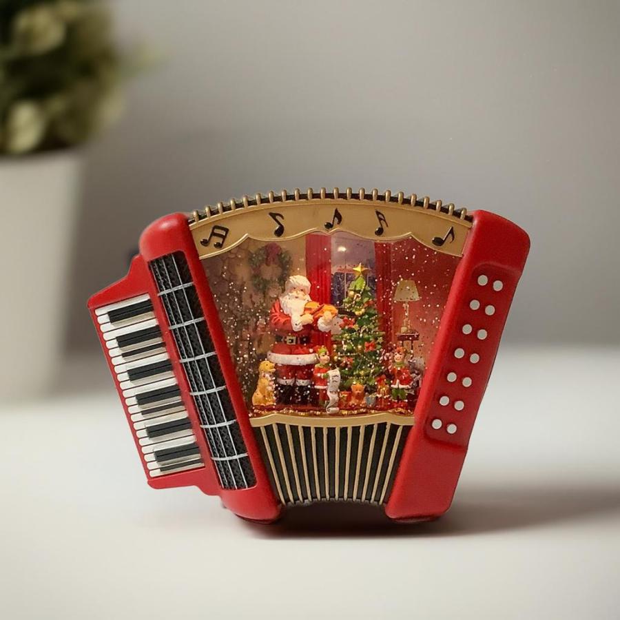 クリスマス バブルLEDライト サンタスレイ スノードーム 新品未使用 クリスマス バブルLEDライト サンタスレイ スノードーム 新品未使用