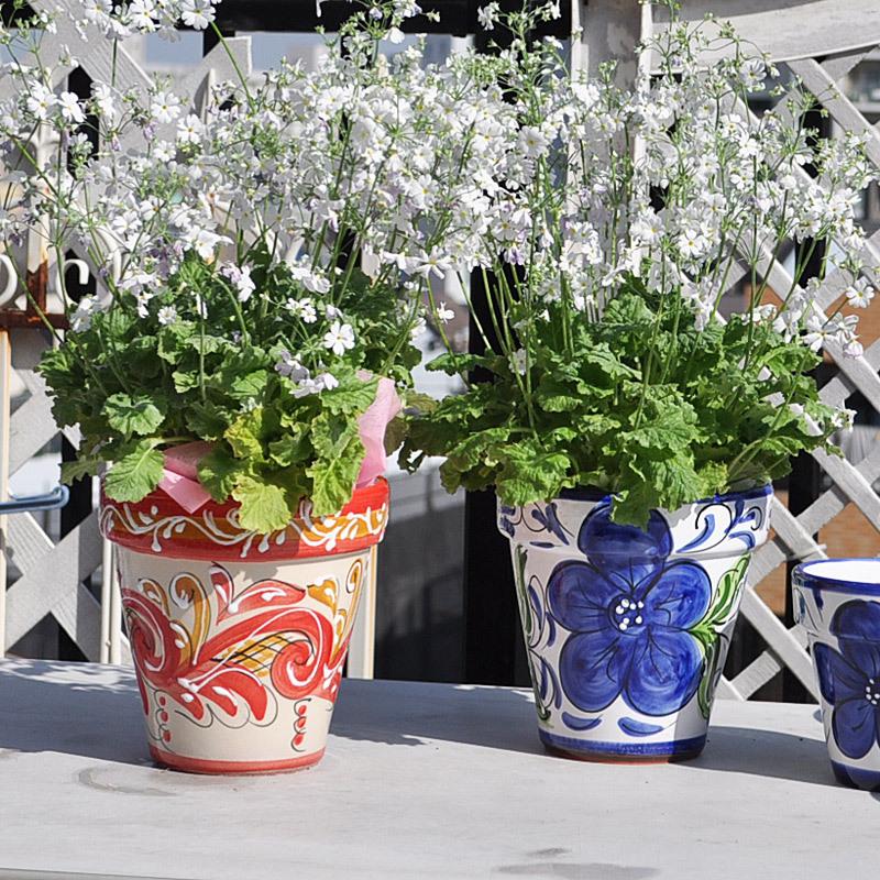 在庫限りの販売 スペイン鉢 デコラポット 植木鉢 プランター おしゃれ