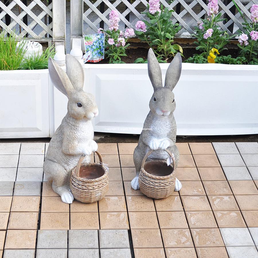 ガーデンラビットポット プランター 兎 ウサギ ガーデンオブジェ 375-258 ガーデンラビットポット プランター 兎 ウサギ ガーデンオブジェ 375-258