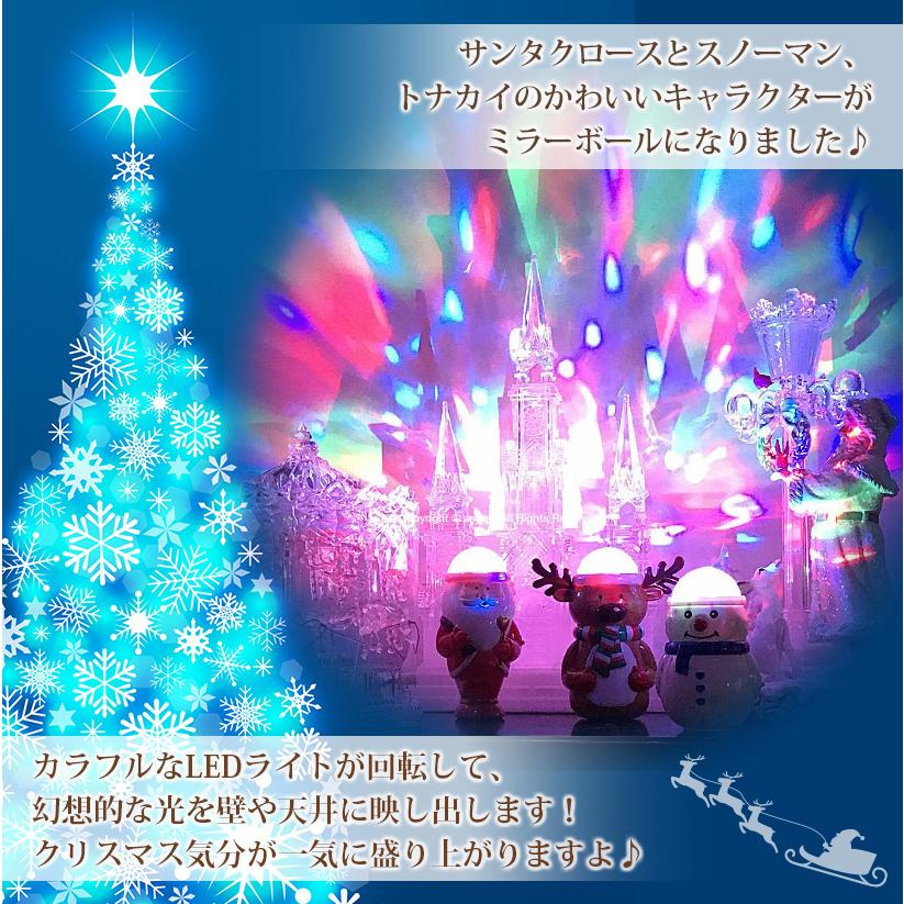 光る！トナカイ・サンタクロース・スノーマンから1個お選びください