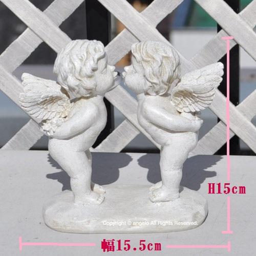 天使エンジェル「キス」S 高さ15cmガーデニング ガーデン 雑貨