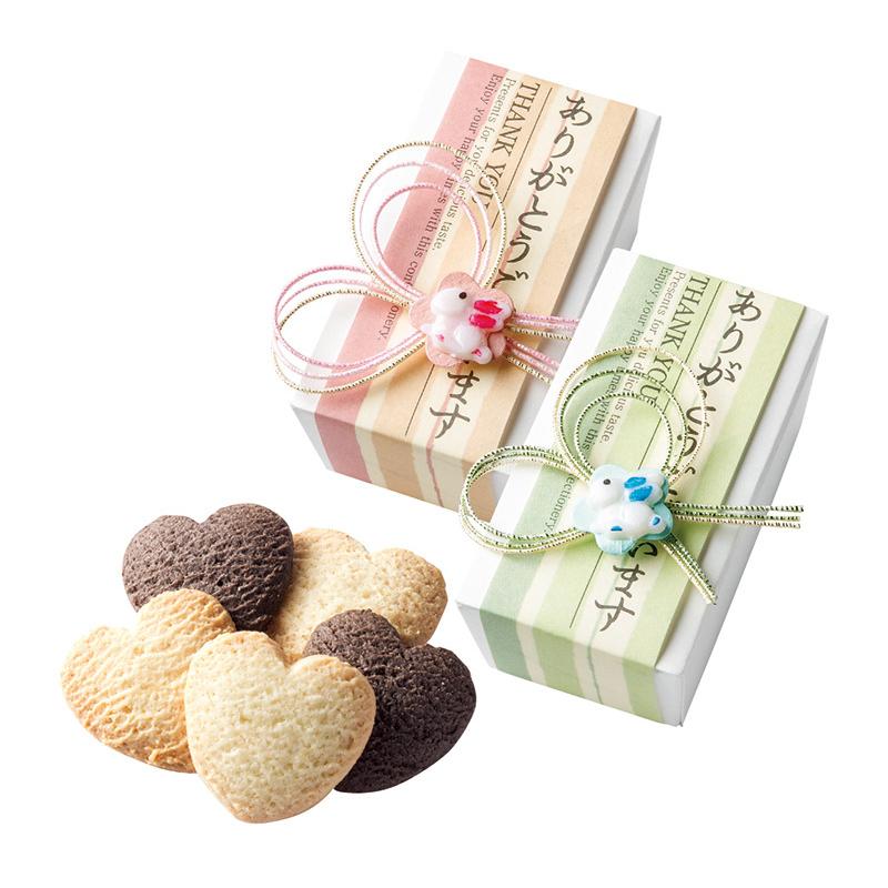 ゆめうさぎ ハートクッキー プチギフト お菓子 結婚式 パーティー イベント 景品 粗品 バラマキ ウェディング 2次会 退職 お礼 かわいい Og