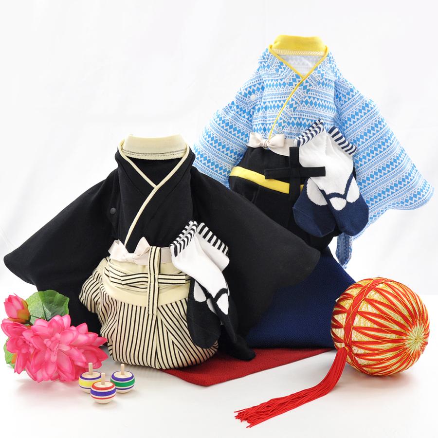 出産祝い ギフト 袴 おむつケーキ オムツケーキ 2段 ロンパース セット