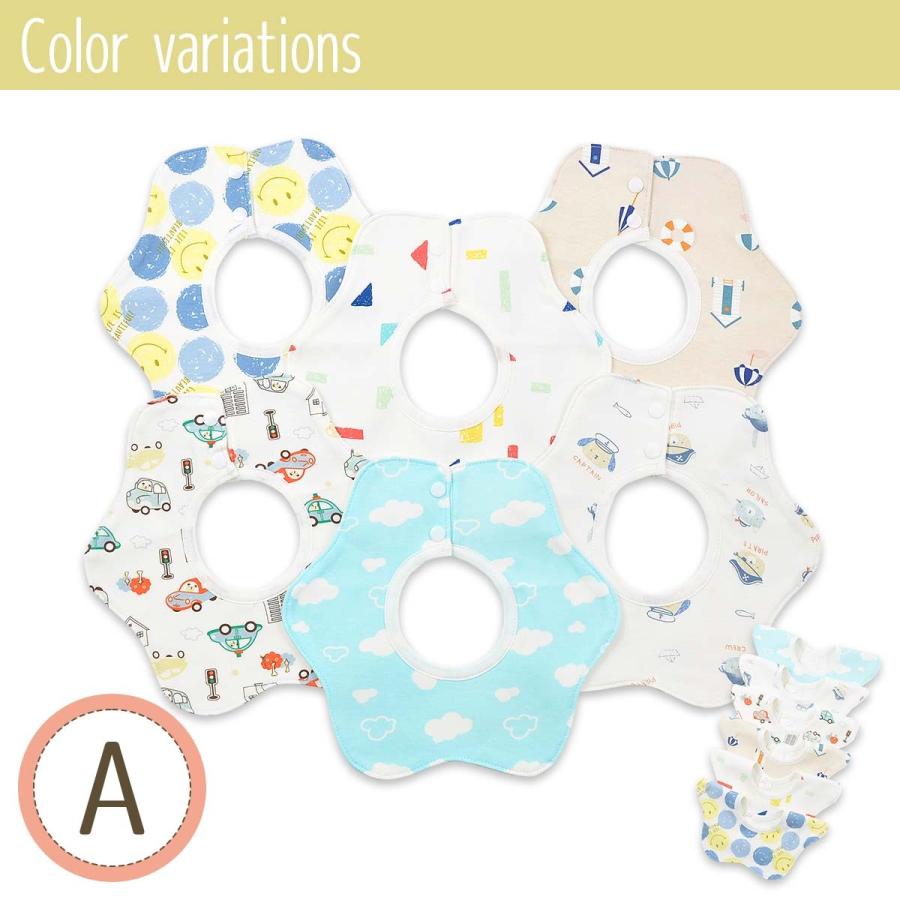 防水 スタイ 360° 6枚セット ベビー かわいい 男の子 女の子 赤ちゃん よだれかけ ビブ 出産祝い ギフト スタイセット 人気 |  | 19