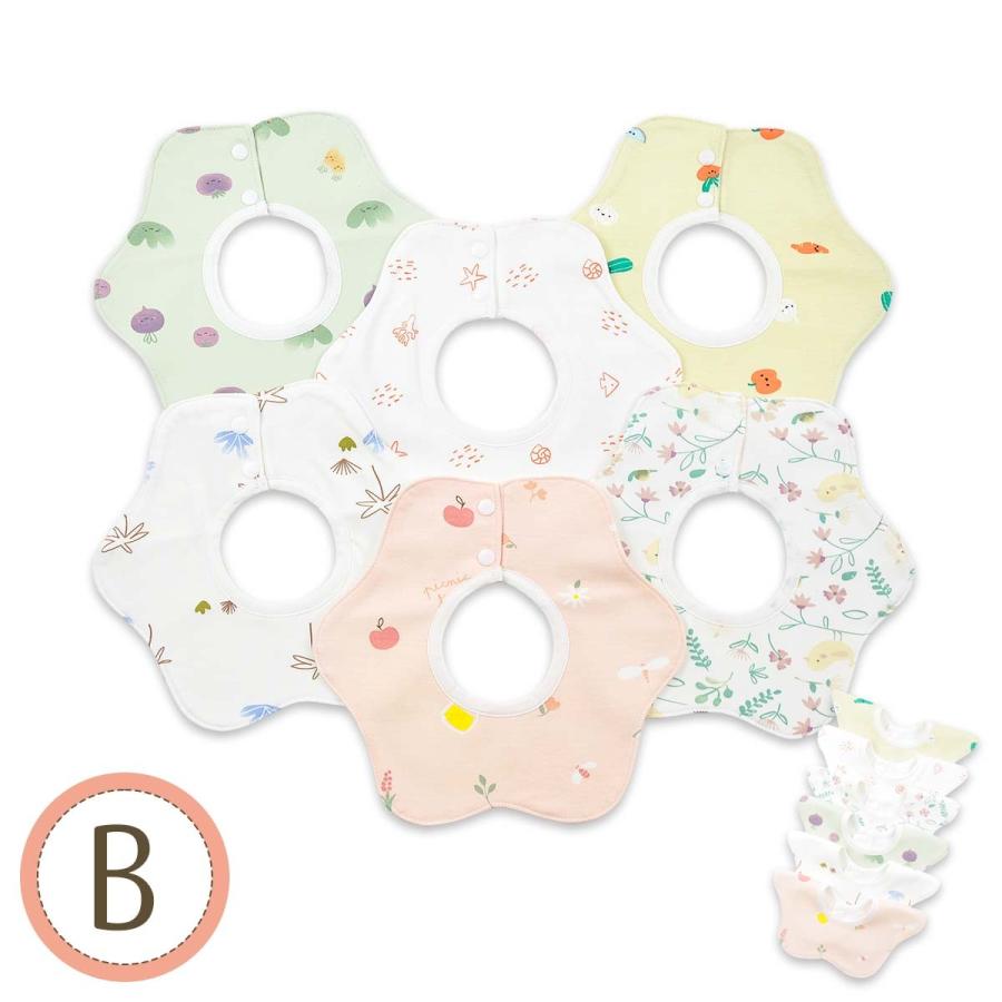 防水 スタイ 360° 6枚セット ベビー かわいい 男の子 女の子 赤ちゃん よだれかけ ビブ 出産祝い ギフト スタイセット 人気 |  | 20