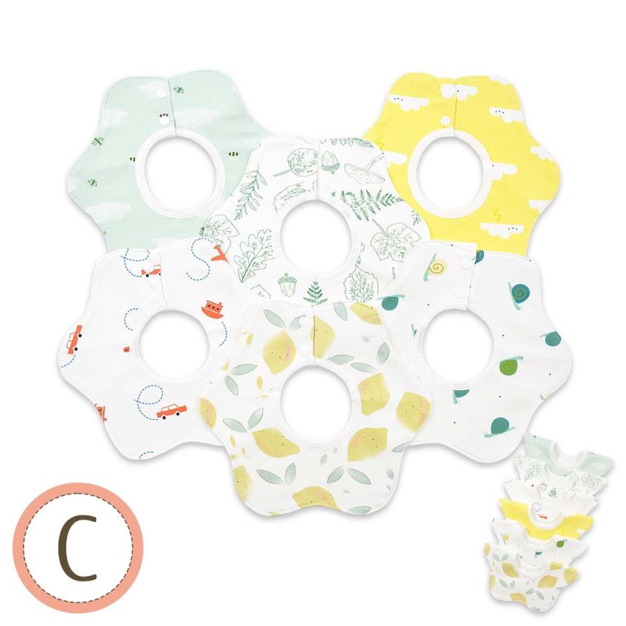 防水 スタイ 360° 6枚セット ベビー かわいい 男の子 女の子 赤ちゃん よだれかけ ビブ 出産祝い ギフト スタイセット 人気 |  | 21