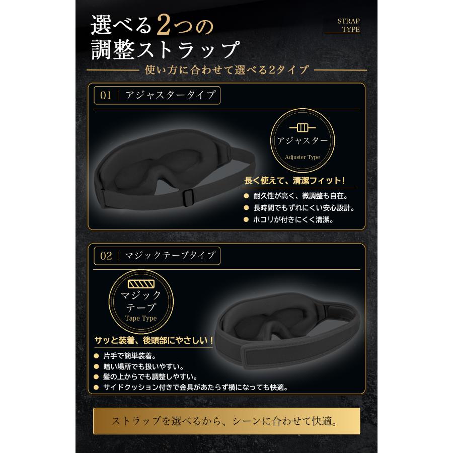 15%OFFクーポン配布中】 アイマスク 睡眠用 安眠 快眠 【光の遮断