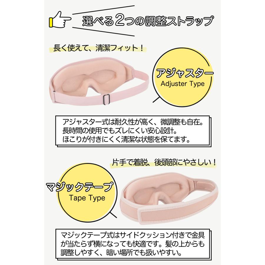 15%OFFクーポン配布中】 アイマスク 睡眠用 安眠 快眠 【光の遮断