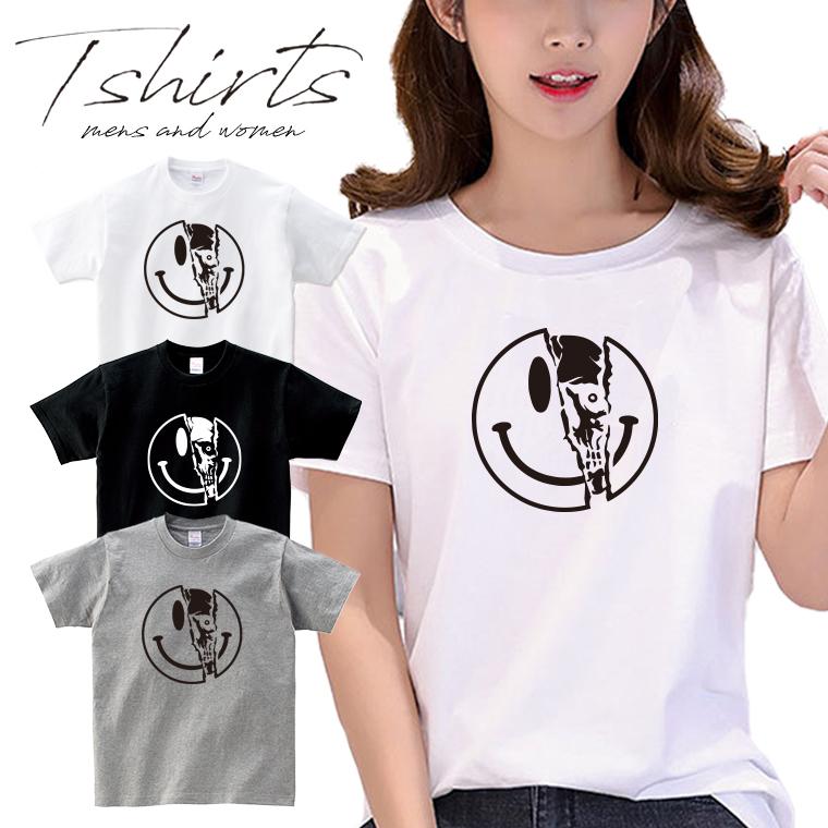 ストリート大人気ブランドtシャツ オリジナル シンプル スマイル ロゴ かっこいい トレンド 個性派 半袖 Tシャツ カットソー 男女共用 個性派 半袖 Tshirt 264 Gift Yahoo 店 通販 Yahoo ショッピング