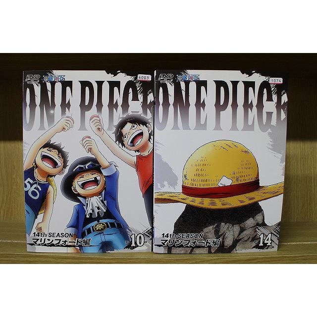 DVD ONE PIECE ワンピース 14th マリンフォード編 全14巻 ※ケース無し