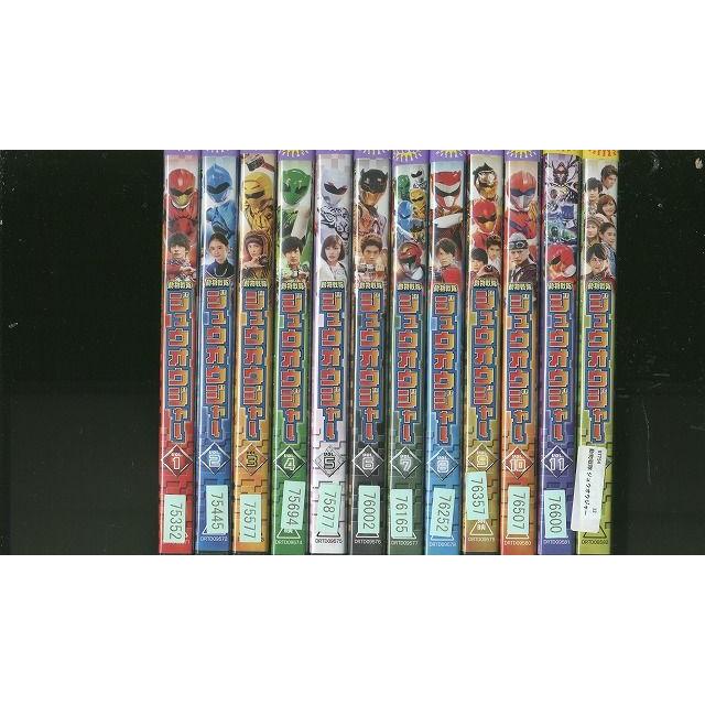 動物戦隊ジュウオウジャー　全12巻 新品未開封 スーパー戦隊 1＆2巻のみ中古 DVD 動物戦隊 ジュウオウジャー 全12巻 ※ケース無し発送 レンタル落ち