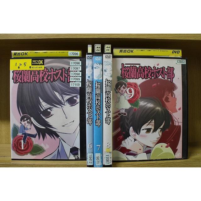 【初回限定版/極希少】桜蘭高校ホスト部 DVD全9巻 フィギュアフルコンプセット DVD 桜蘭高校ホスト部 全9巻 レンタル落ち ※ジャケット多数欠品 ケース