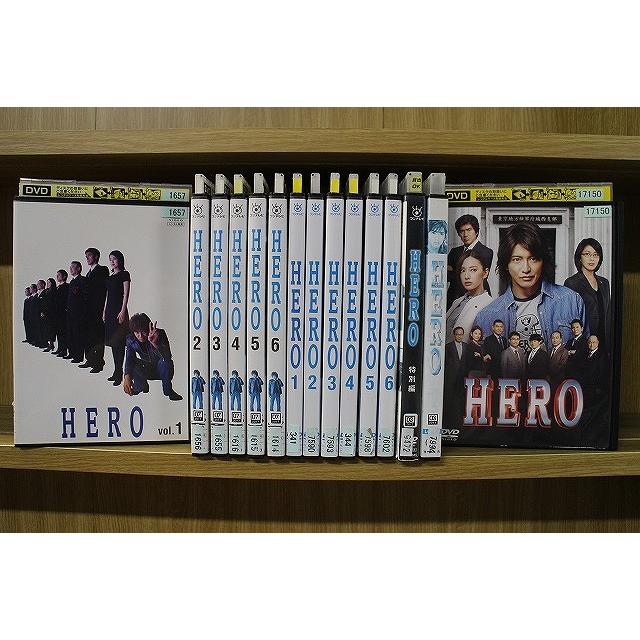 DVD HERO 2001年版 全6巻 + 2014年版 特別編 劇場版 2巻 計15本set