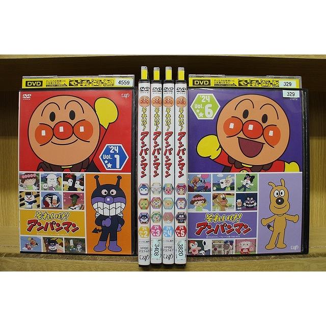 DVD それいけ!アンパンマン '24 全6巻 レンタル落ち ケース無し発送