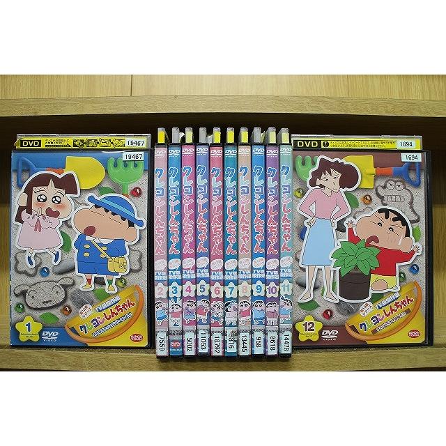 DVD クレヨンしんちゃん TV版傑作選 第13期 全12巻 レンタル落ち