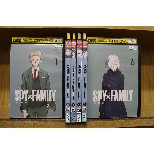 DVD SPY×FAMILY スパイファミリー 全6巻 ※ケース無し発送 レンタル落ち