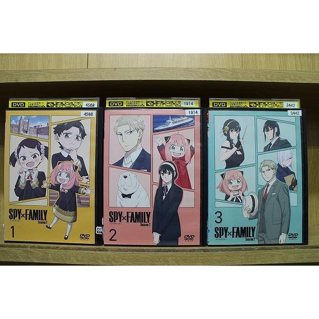 SPY×FAMILY シーズン2 　DVD　1～3巻セット　レンタルDVD DVD SPY×FAMILY スパイファミリー Season2 全3巻 ※ケース無し発送