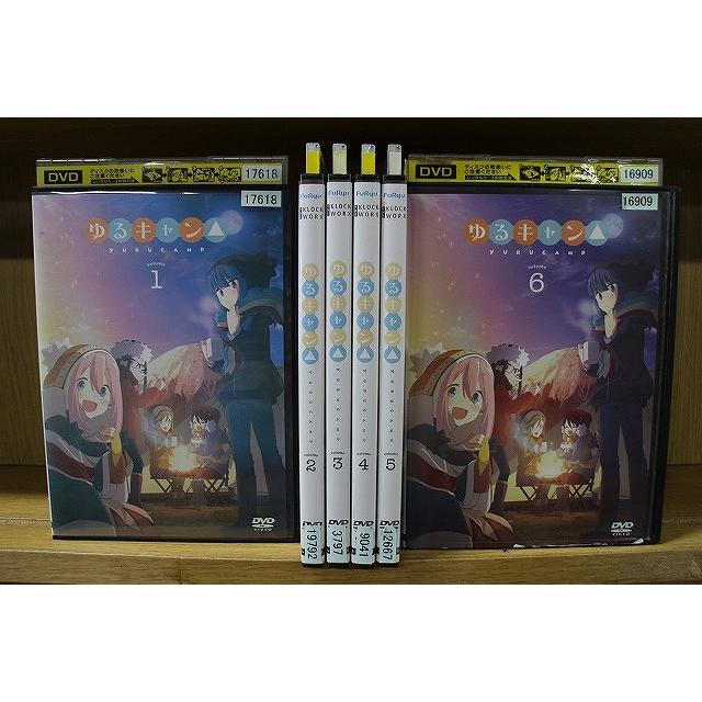 DVD ゆるキャン△ 全6巻 ※ケース無し発送 レンタル落ち ZEE669