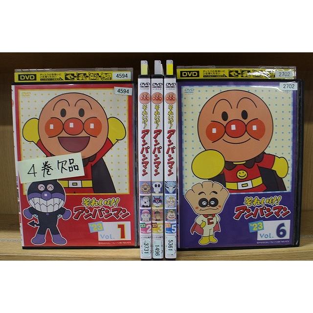 DVD それいけ!アンパンマン '23 1〜6巻(4巻欠品) 計5本set ※ケース無し