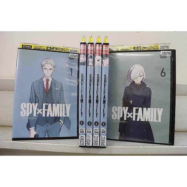 スパイファミリー　DVD 1〜6巻セット DVD SPY×FAMILY スパイファミリー 全6巻 ※ケース無し発送 レンタル落ち