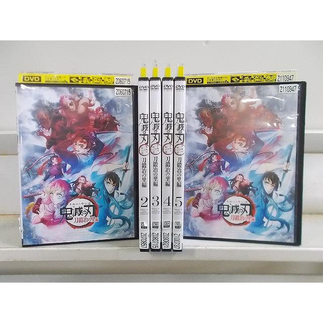鬼滅の刃　刀鍛冶の里編　レンタル落ちDVD DVD 鬼滅の刃 刀鍛冶の里編 全6巻 ※ケース無し発送 レンタル落ち