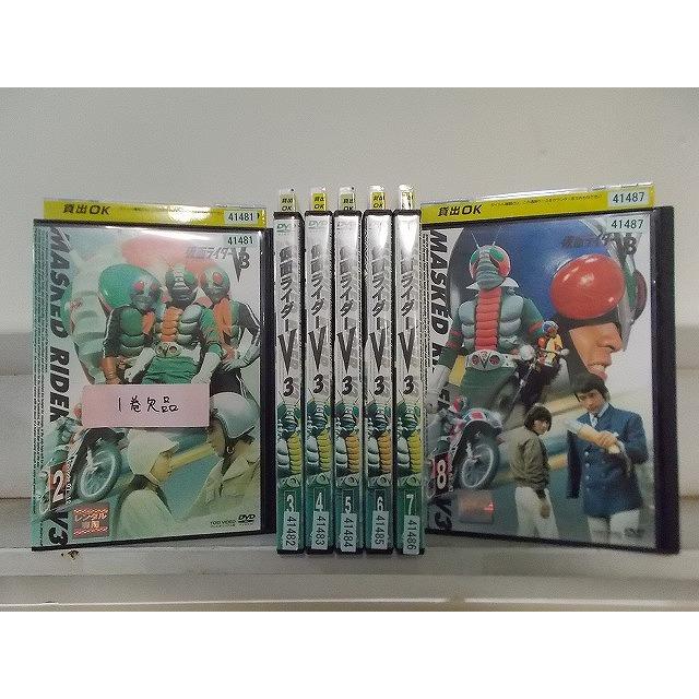 DVD 仮面ライダーV3 2〜8巻(未完、1巻欠品) 計7本セット ※ケース無し
