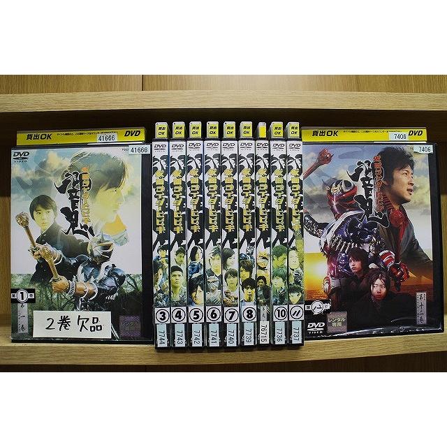 仮面ライダー響鬼DVD全巻完結セット DVD 仮面ライダーヒビキ 響鬼 1〜12巻(2巻欠品) 計11本set ※ケース無し