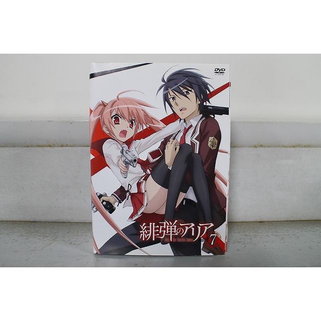 DVD 緋弾のアリア 全7巻 ※ケース無し発送 レンタル落ち ZX1524