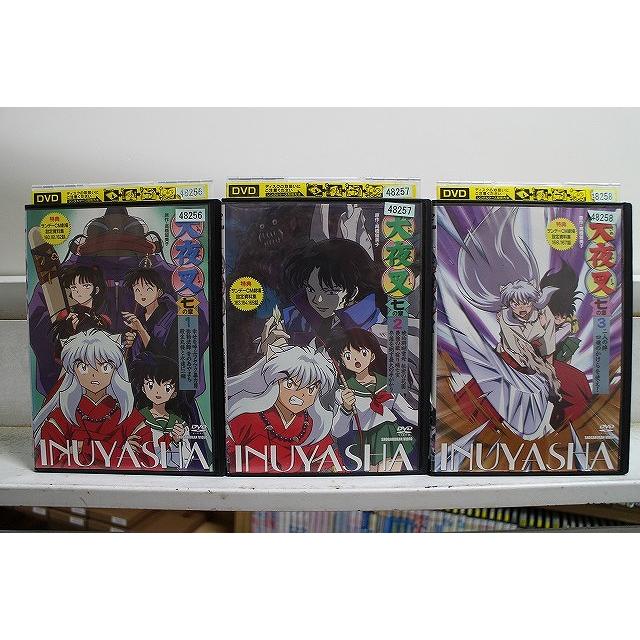 DVD 犬夜叉 七の章 全3巻 ※ケース無し発送 レンタル落ち ZX731